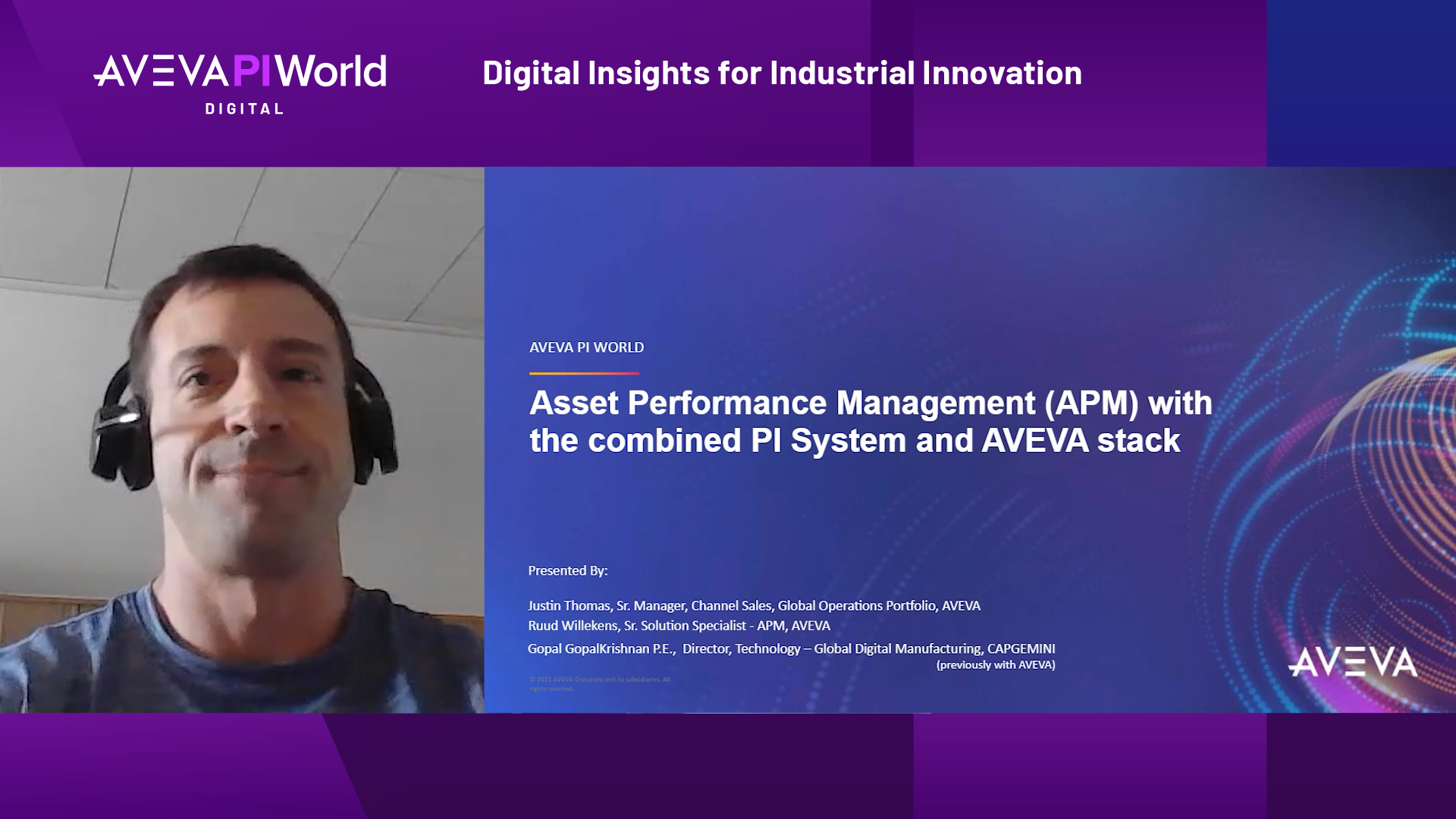 Asset Performance Management APM with the combined PI System and